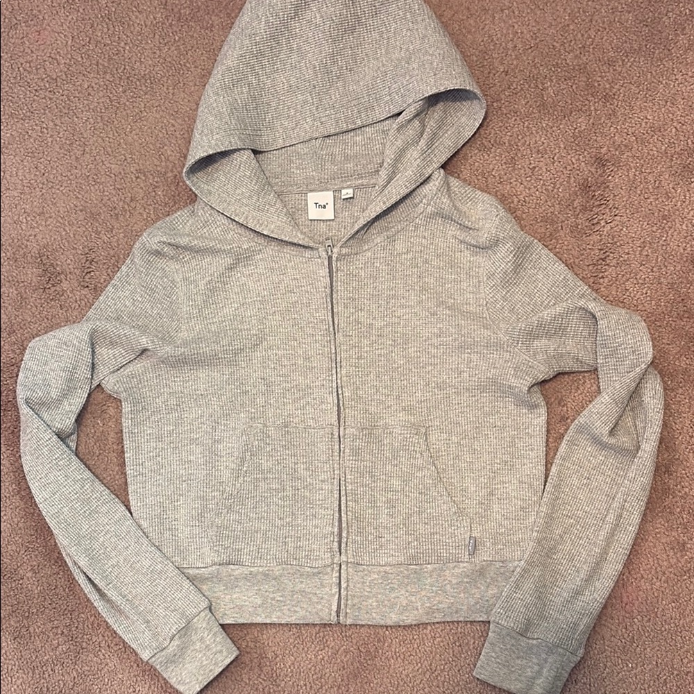 TNA Wafflex Cropped Sweater